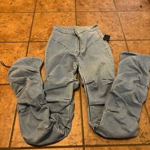 Rehab lab NWT scrunch leg low rise jeans size small